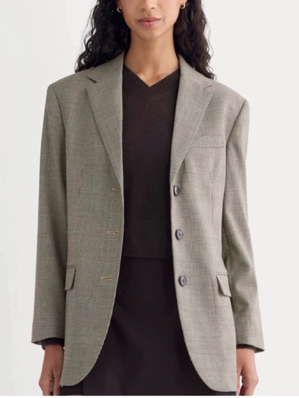 Everlane Women's Tailor Twill Blazer Jacket - Khaki